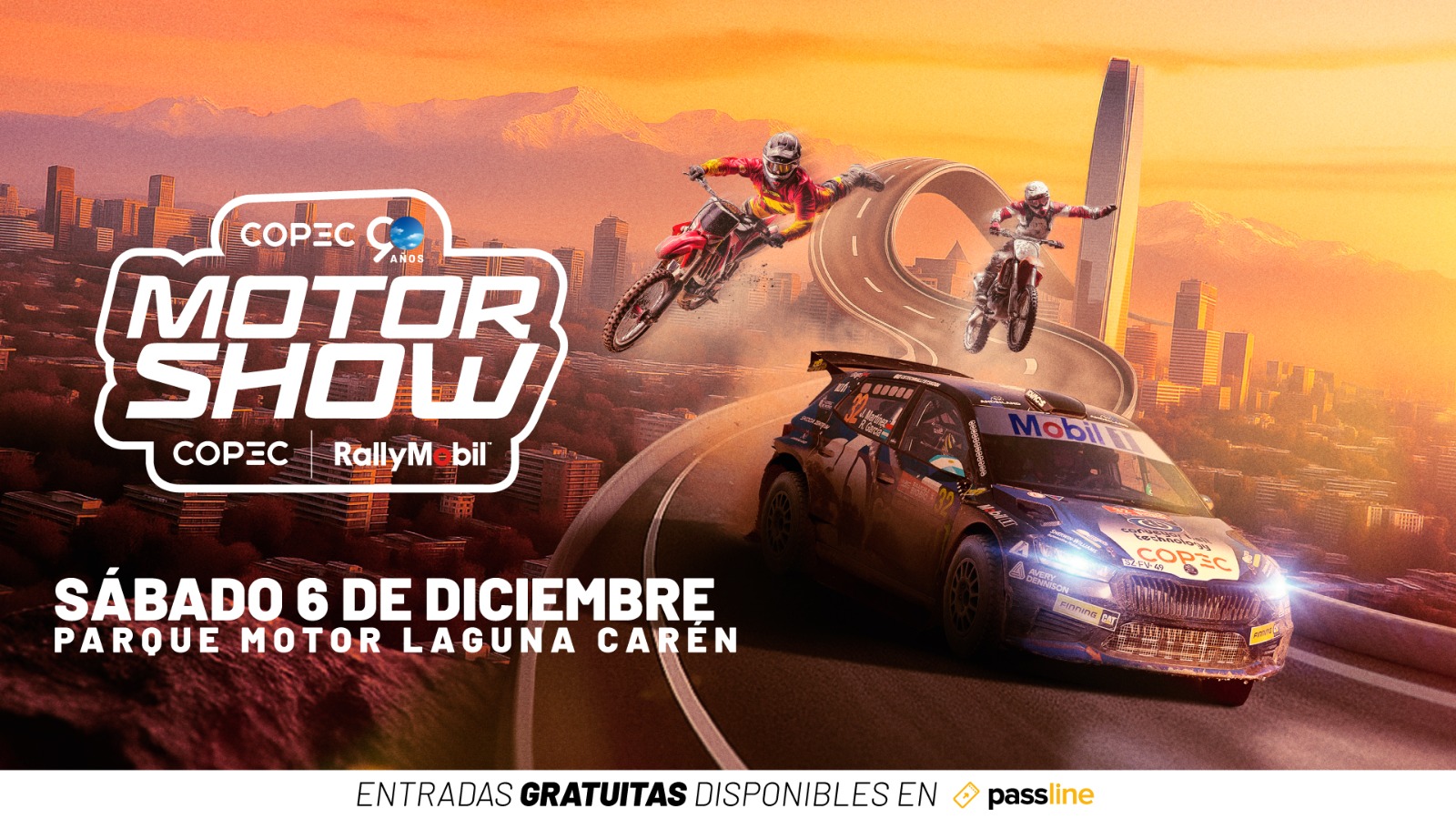 Copec RallyMobil regresa a Santiago tras 7 años de ausencia - +Motor Chile